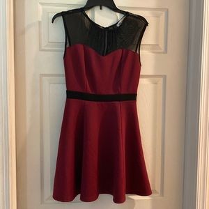 Mystic burgundy homecoming dress